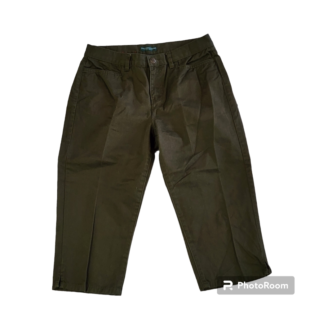Lauren Jeans Company Ralph Lauren Classic Midcalf pants Green